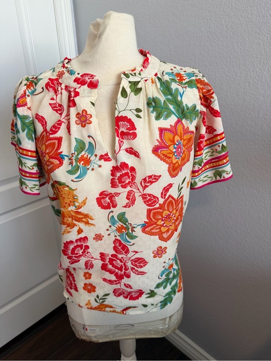 Nicole Miller Tops - Nicole Miller Atelier Floral Blouse | Size S (Fits S/M)
